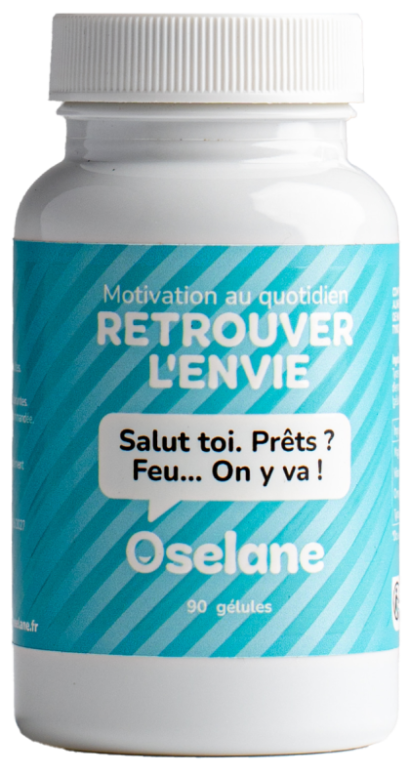 Retrouver l'Envie - Motivation au Quotidien | Tyrosine, Oméga-3 & Magnésium | Oselane