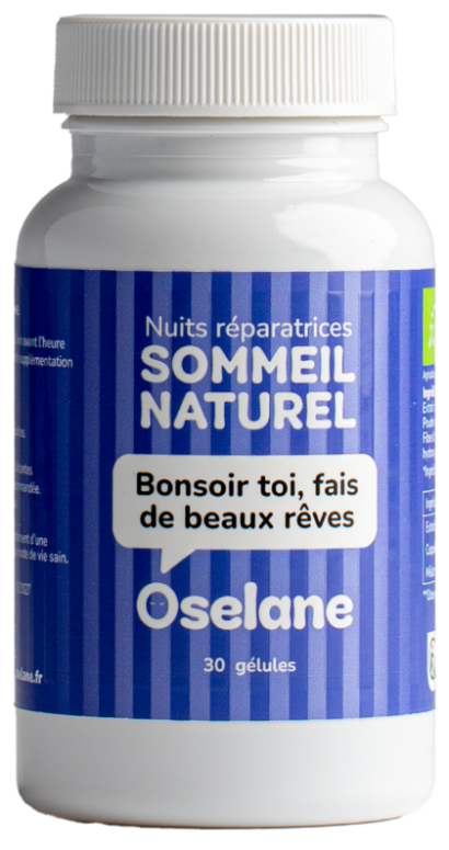 Sommeil Naturel - Mélisse, Coquelicot & Mélatonine | Oselane