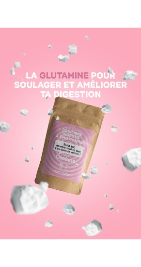 Équilibre Digestif et Émotionnel - Poudre de Glutamine | Oselane Équilibre Digestif et Émotionnel - Poudre de Glutamine | Oselane